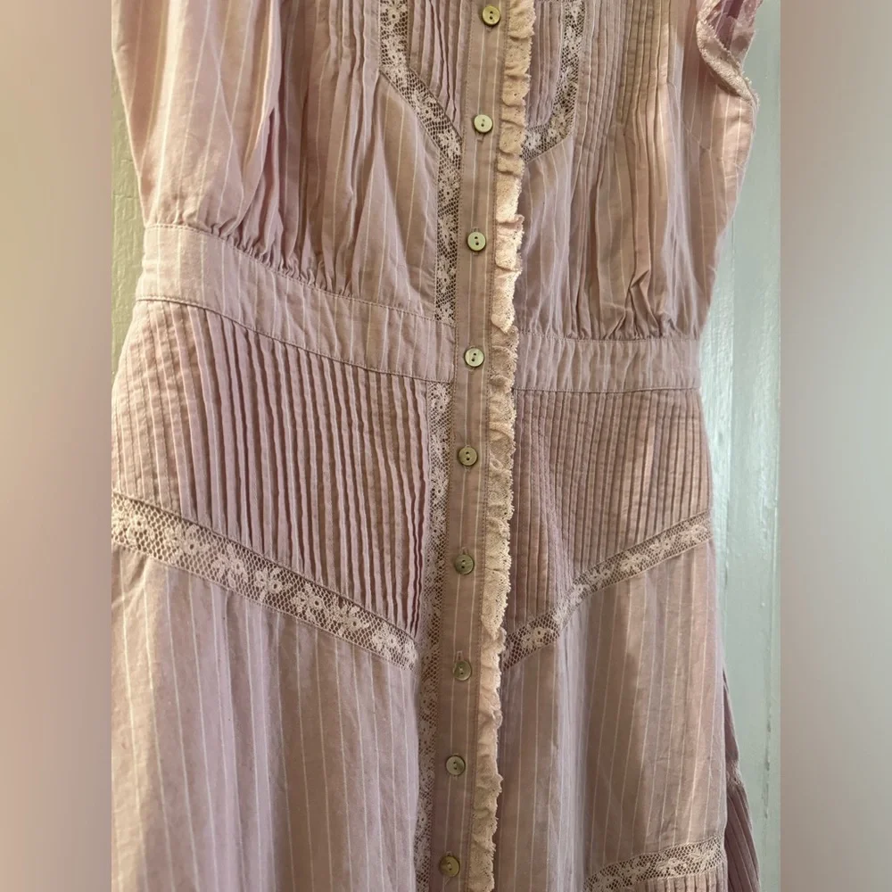 Remi Cotton Stripe Maxi Dress - LoveShackFancy - Picture 4 of 8